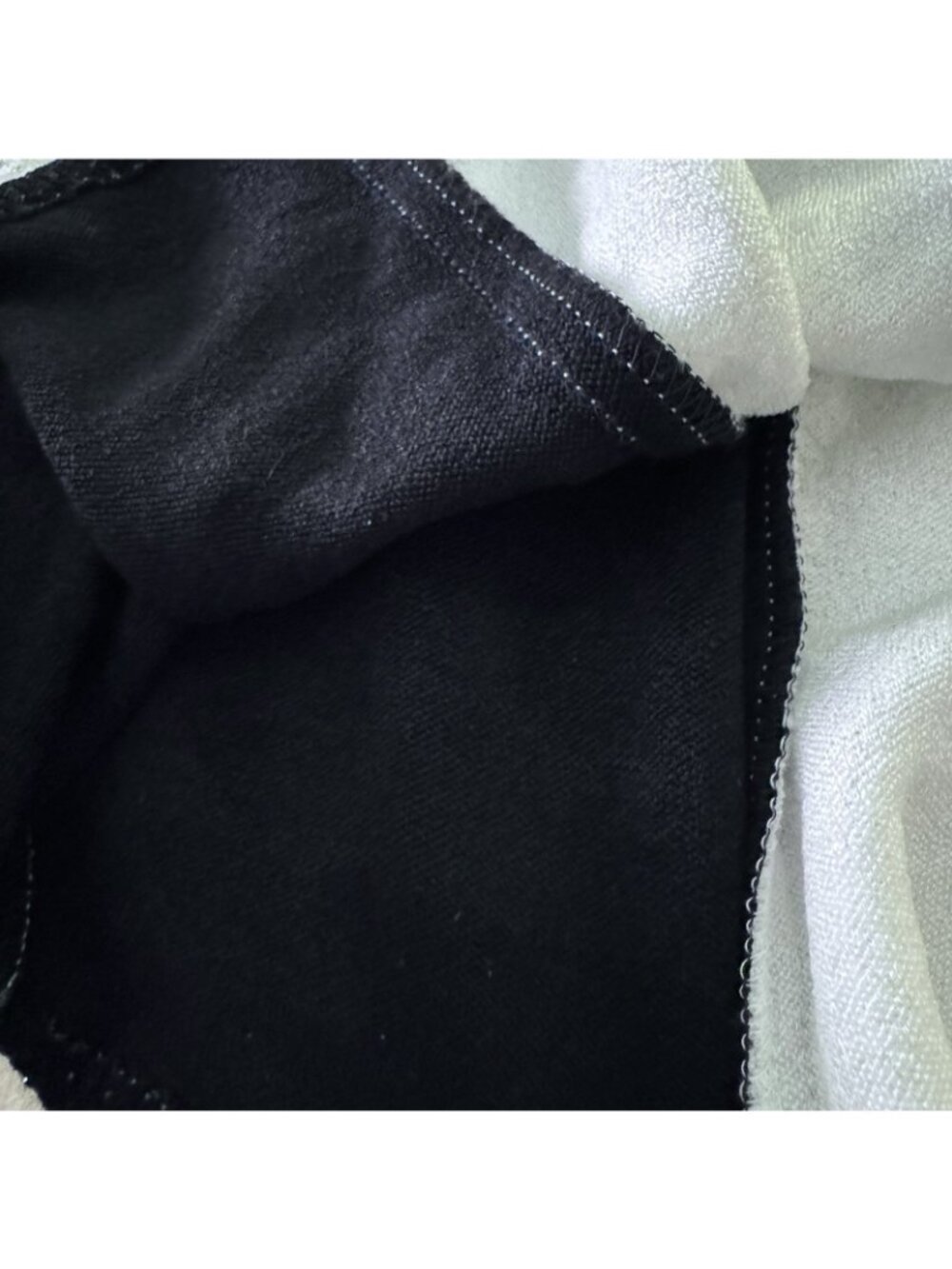 Maxi Halter Dress Women's 10 Black White Sparkly Stretchy Cruella Vintage - Picture 16 of 16